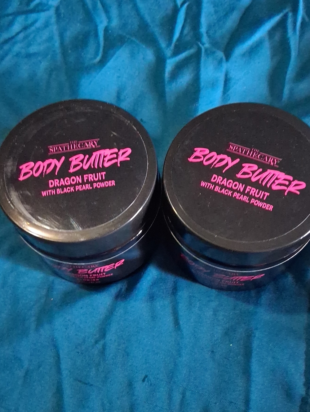 Dragon Fruit Body Butter - Black Jar with Hot Pink Label